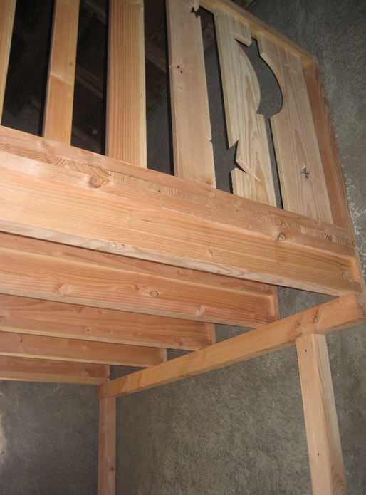 Mezzanine pour cabane