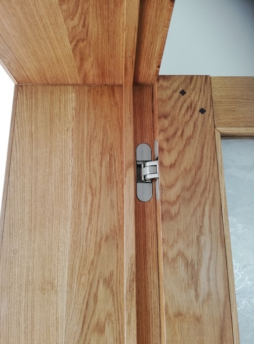 Porte vitrée en chêne