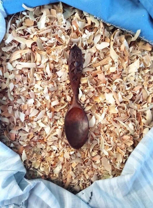 9ème cuillère de 2023 : Cuillère en pommier cuite au four.