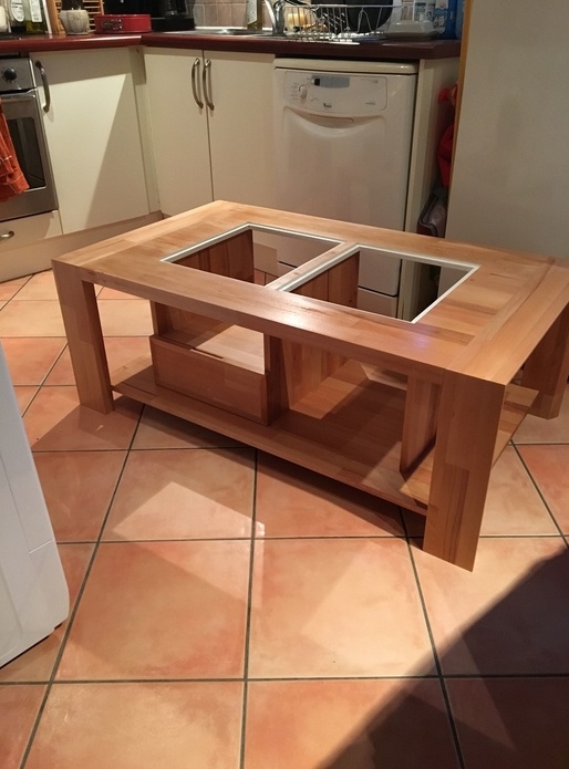 Table en hêtre