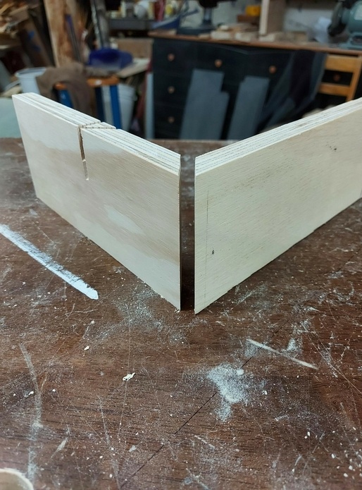 Comment Coller/Assembler 2 planches à 45°