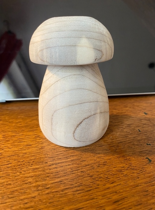 Champignon en bois ouvre bouteille