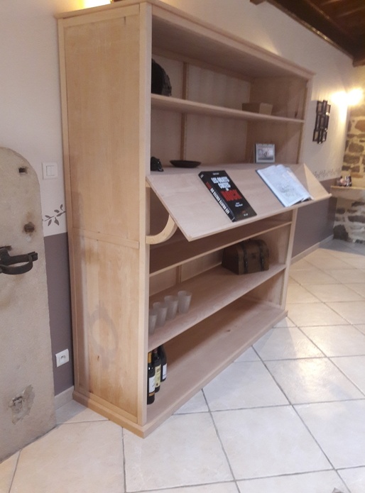 Bibliothèque en hêtre