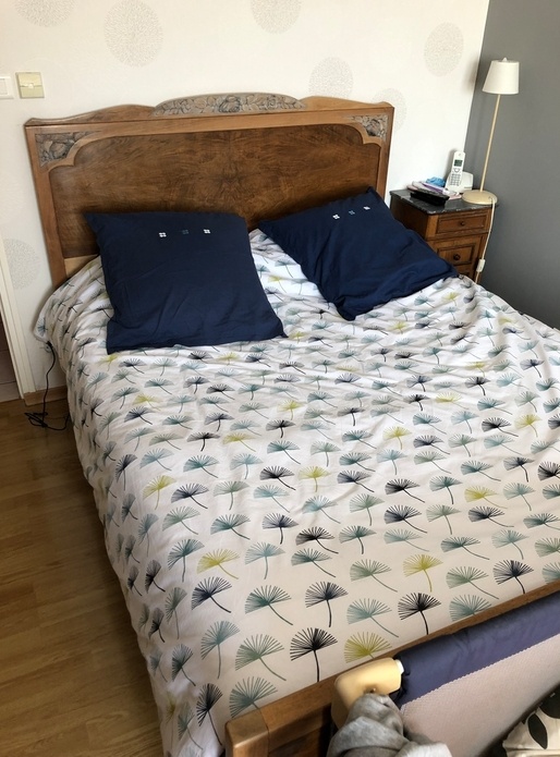 Rénovation lit double de 1920