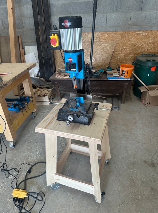 Table à mortaiseuse