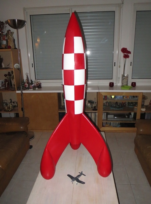 La fusée dont il est interdit de faire commerce sans droits d'auteur exorbitants.