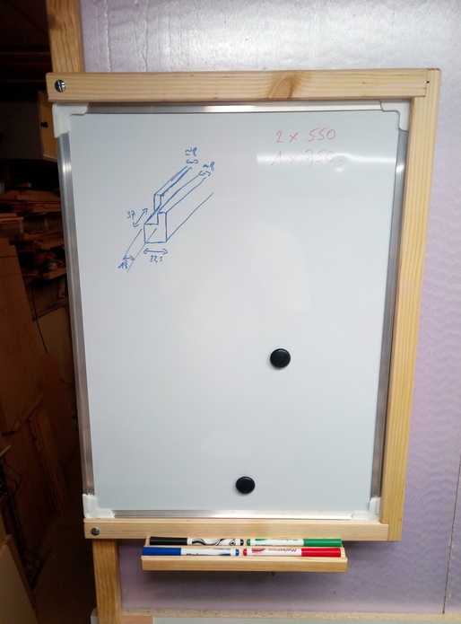 Support tableau blanc amovible