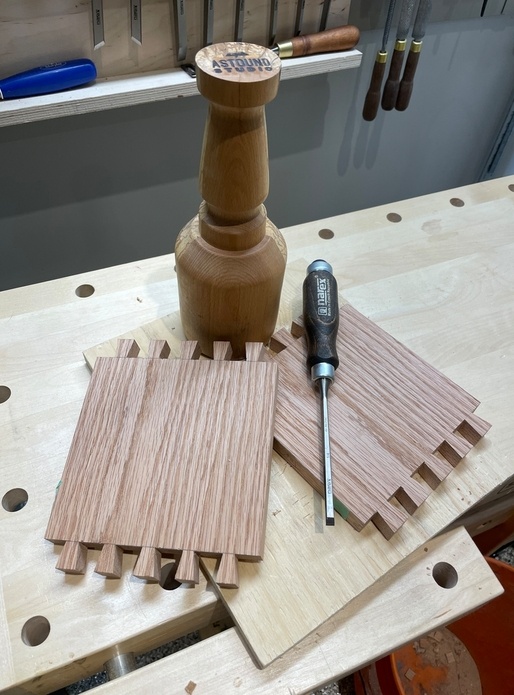 Spalted Beech Carving Mallet