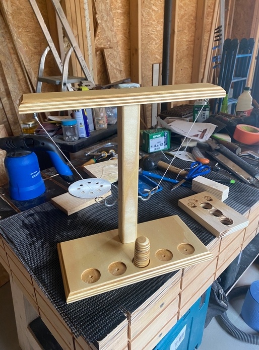 Jeu de lancé d'anneaux