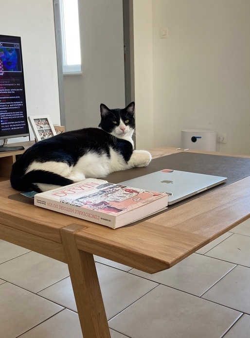 Table basse façon petit bureau avec piétement démontable