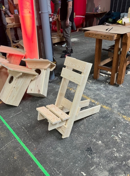 Chaise pliante - Maker Faire Lille 2024