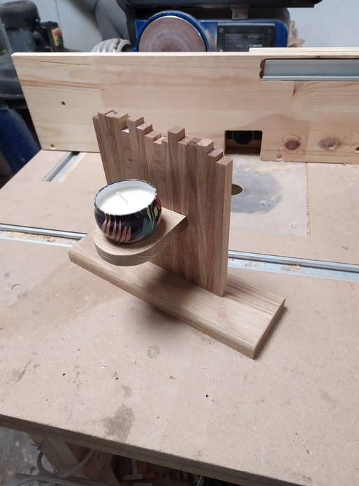 Bougeoir pour la Saint Valentin