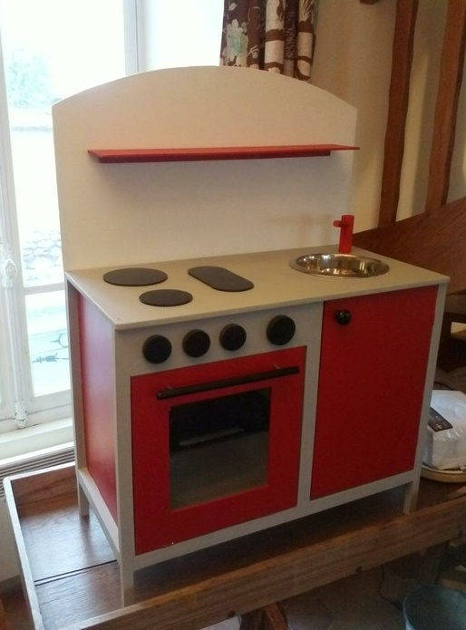 La mini-cuisinière terminée