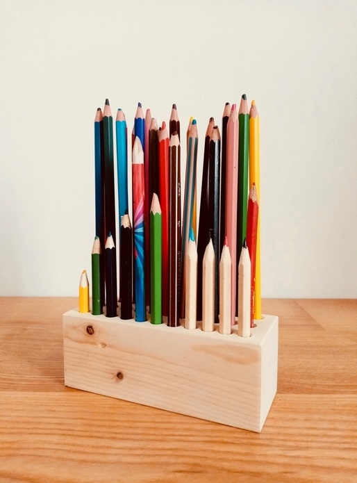 Porte-crayons "confiné"