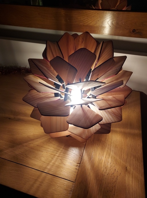 Lampe fleur