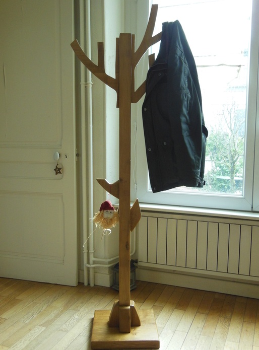 Porte manteau en chêne