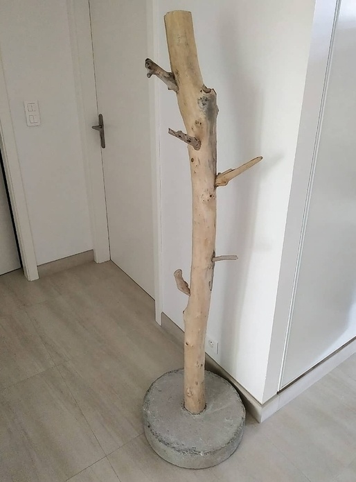 Porte manteau en bois flotté