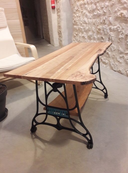 La rencontre d'une machine a coudre et d'un pommier