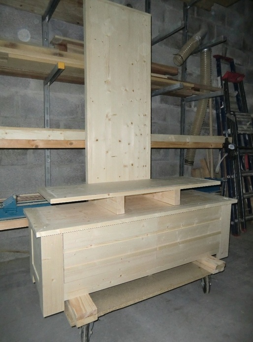 Meuble tv chêne massif