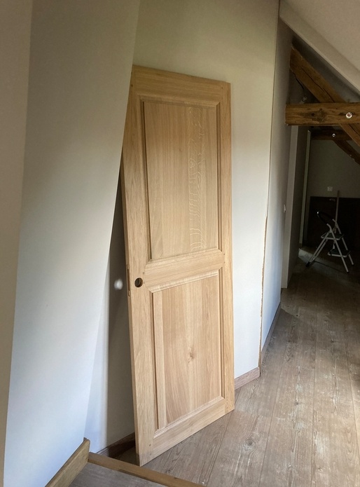 Porte coulissante en bois