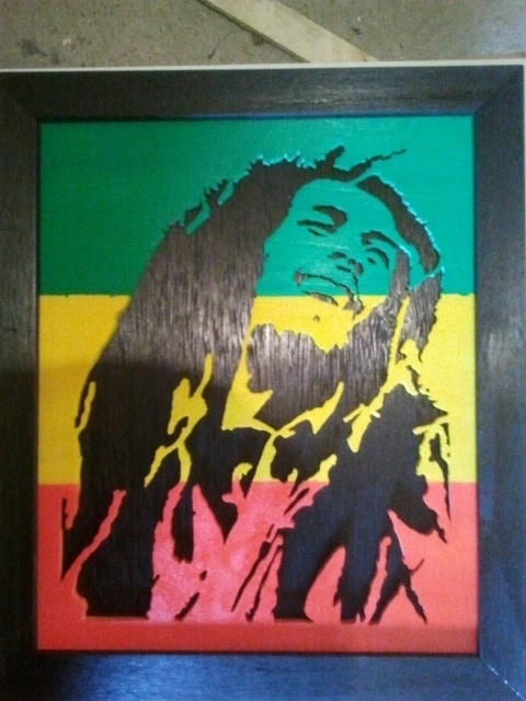 Portrait de bob marley