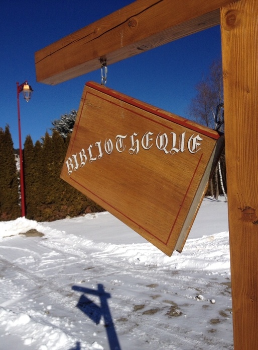 Panneau bibliothèque