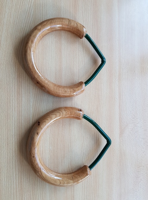 "Enrobage" d'anneaux de balançoire