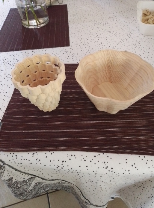 Petites corbeilles chantournées