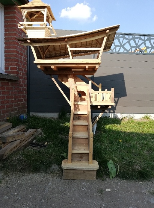 Cabane pour lapins chouchoutés