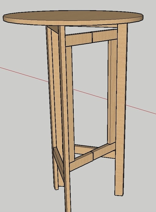 Mange-debout repliable