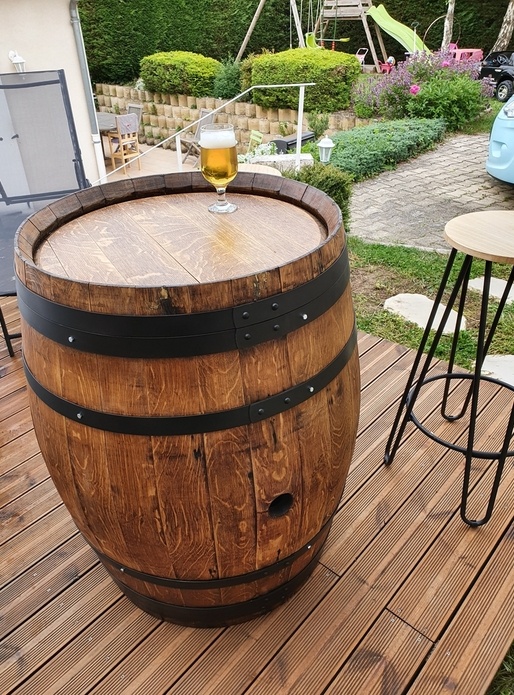 Tonneau de vigneron en table "apéro"