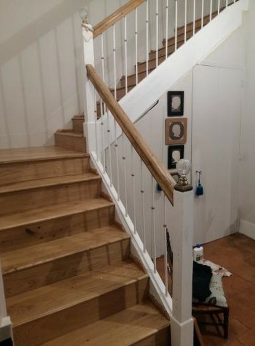 Marches escalier chêne