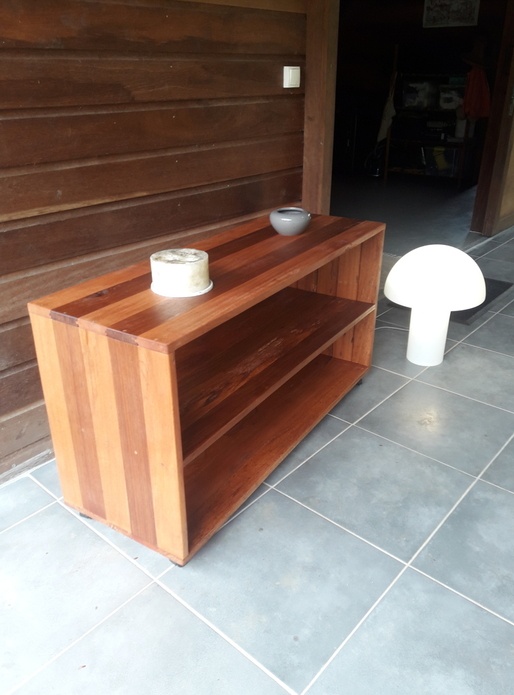 Meuble TV - Rangement sur roulette