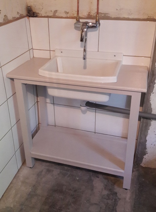 Support bac de lavage