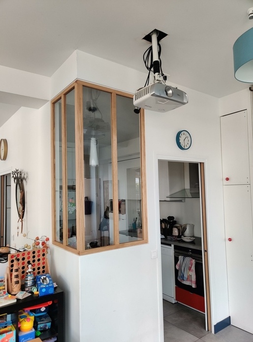 Ma première Verrière (en Châtaignier, dans un angle)