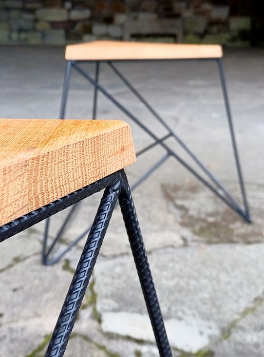 Tabourets en fer à béton 2.0