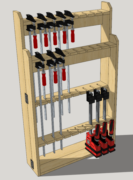 Rack a serre en bois de palette