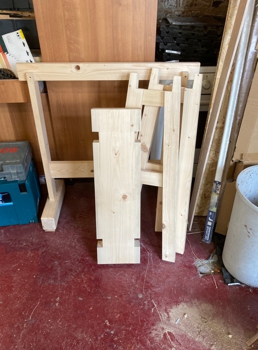 Traîteaux en déplacement