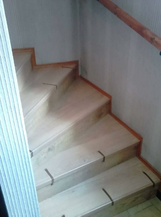 Renovation escalier