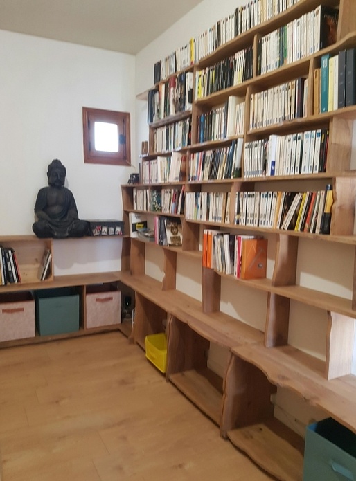 Bibliotheque en chêne