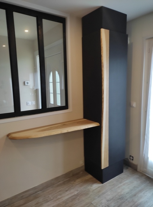 Meuble console range bouteille