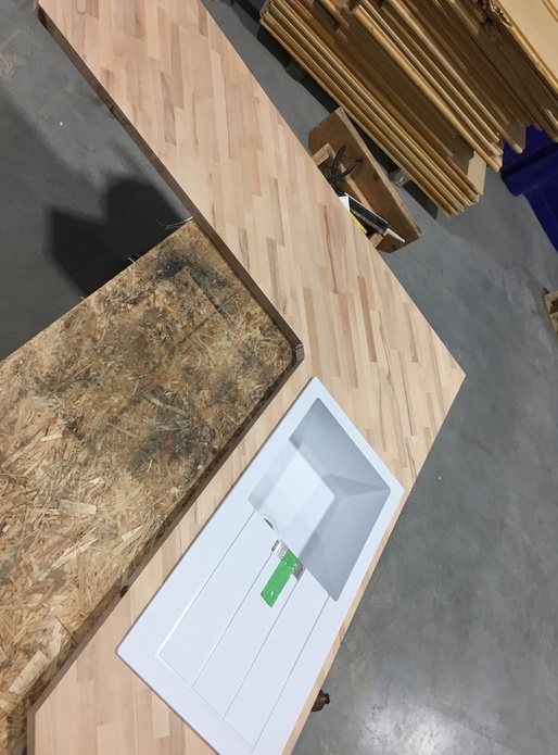 Plan de travail cuisine d’angle