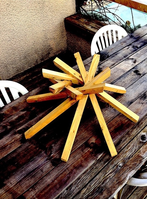 Toit Mandala ou toit réciproque