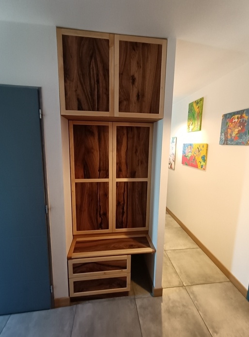 Dressing en noyer et érable