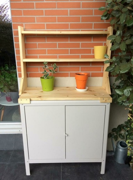 Sur-meuble en bois de palettes