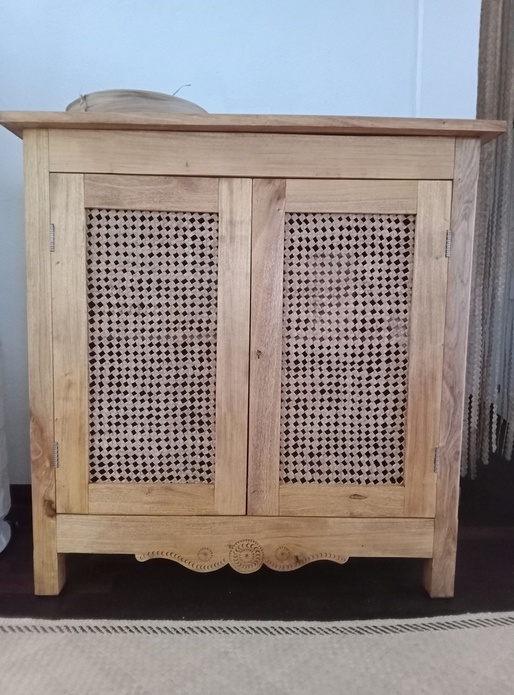 Buffet tropical et tressage pandanus