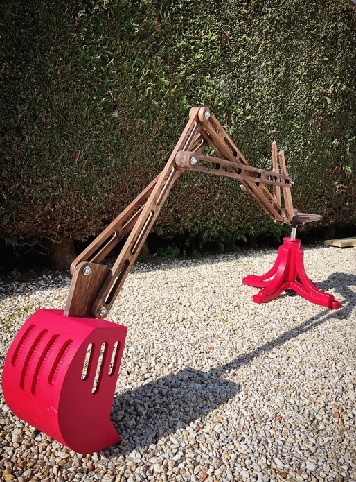 Pelleteuse en sapin.