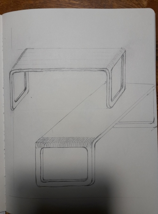 Table basse chêne massif