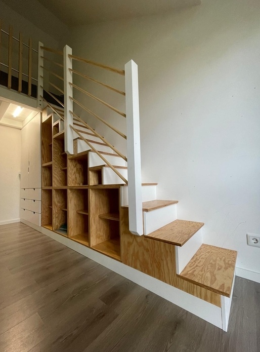 Amenagement escalier/placard sous mezzanine (le retour)