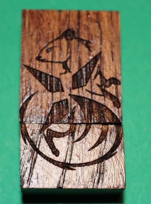 Clé USB avec boitier bois